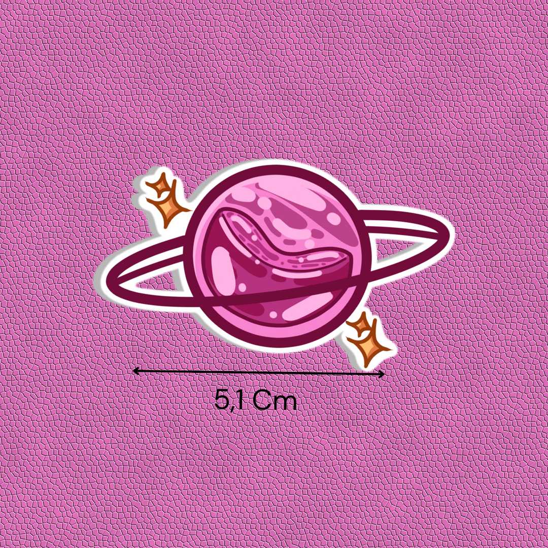 Purple planet Sticker