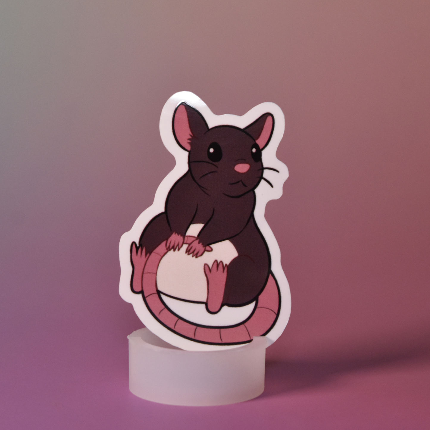 Sitting Rattie sticker