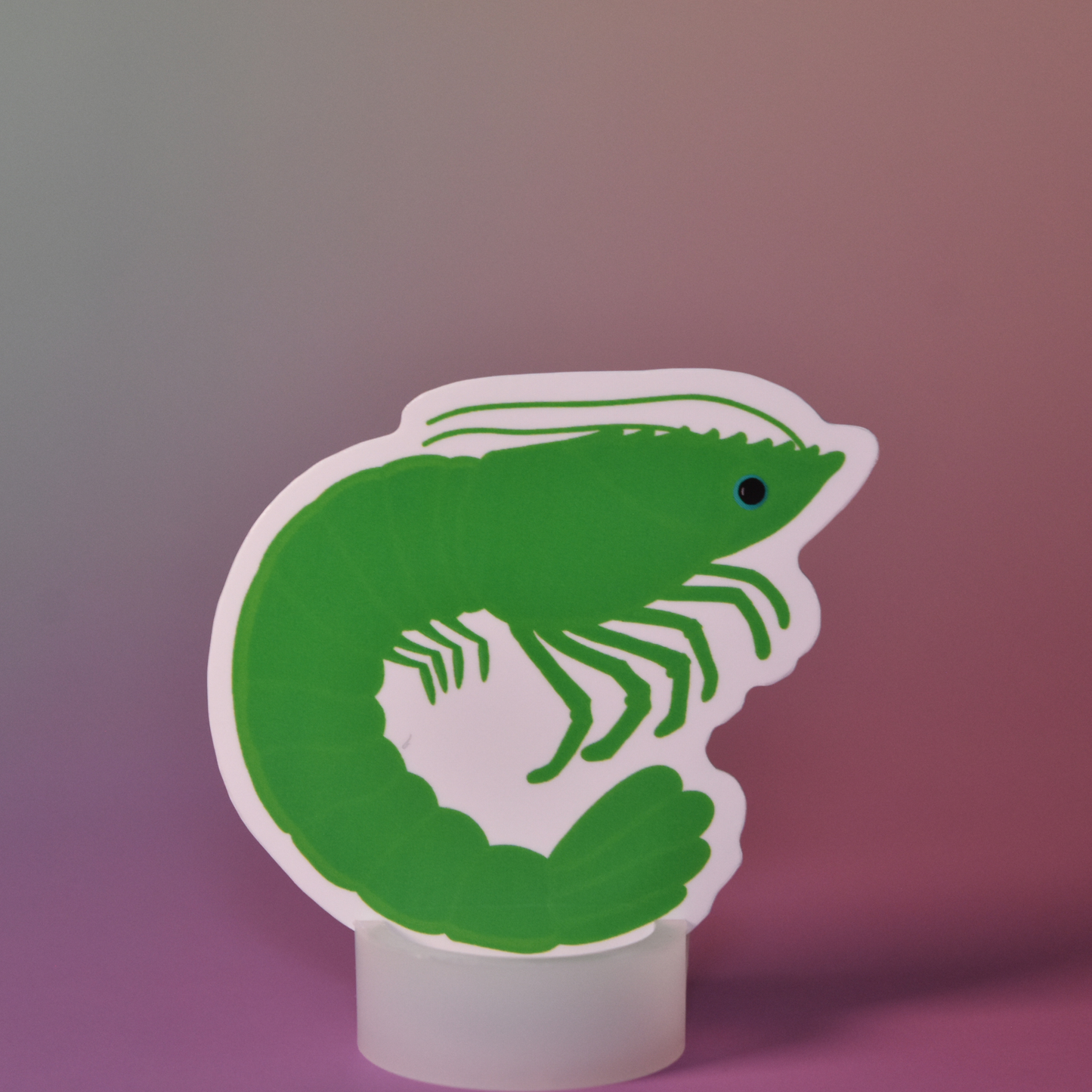 Radioactive Shrimp Sticker