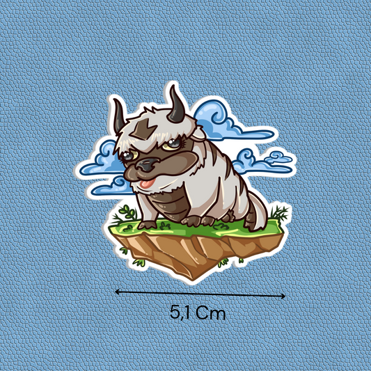 Appa, the lovely sky bison Sticker