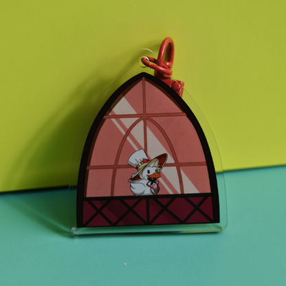 Double-sided Lucifer Keychain | Hazbin Hotel