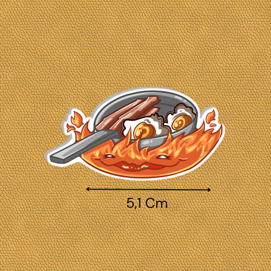 Calcifer’s Breakfast Sticker
