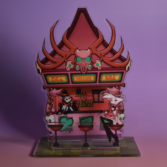 Husk's Bar Acrylic Stande | Hazbin Hotel
