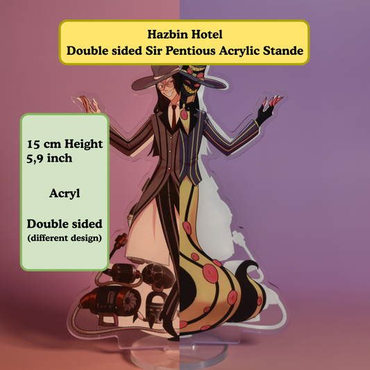 Sir Pentious Stande Double Sided | Hazbin Hotel