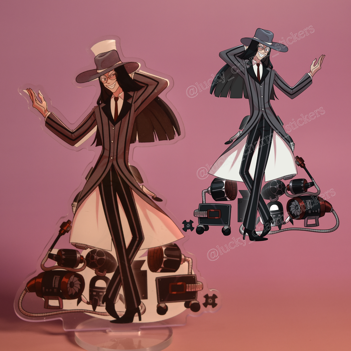 Sir Pentious Stande Double Sided | Hazbin Hotel