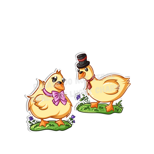 Adorable Duck Sticker Set
