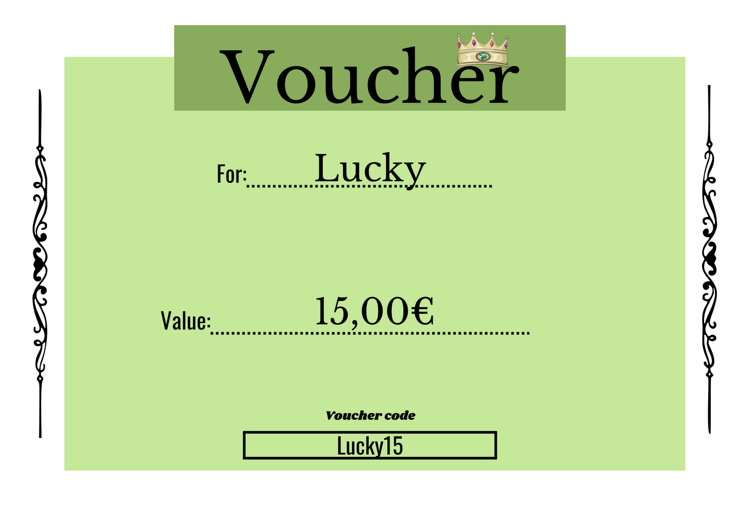 Lucky`s gift card